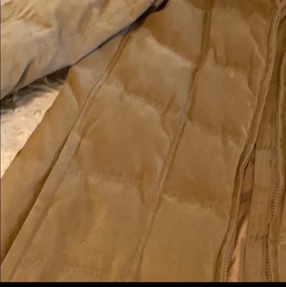 LL Bean goose fown puffer trench coat M - Picture 3 of 3